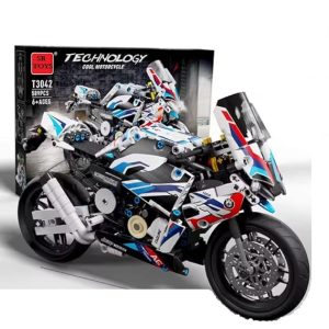 Technic Racing Motorbike Building Blocks Set
