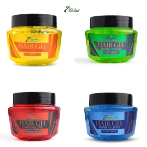 7 Shine Super Hold Hair Gel, 300 ml.