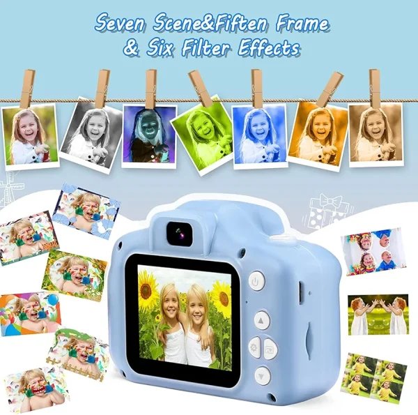 Kids Camera Toys for 3 To 9 Year Old Boys And Girls, Child Toddler Video Selfie Camera. - Image 2