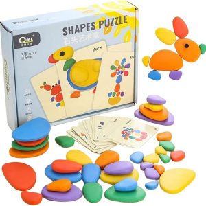 Educational Smart Pocket Interesting Colored Pebbles Baby Puzzle Toys