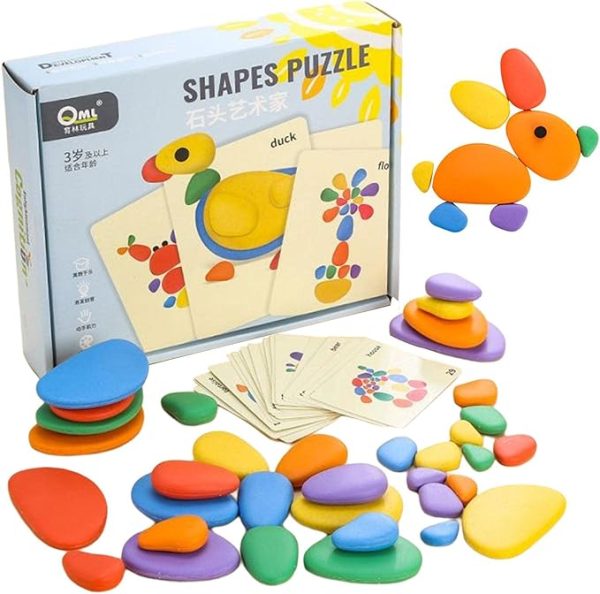 Educational Smart Pocket Interesting Colored Pebbles Baby Puzzle Toys - Image 8