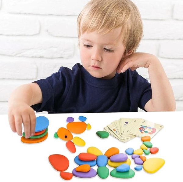 Educational Smart Pocket Interesting Colored Pebbles Baby Puzzle Toys - Image 5