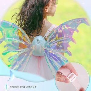 Angel Theme Light Up Fairy Angel Wings Electric Moving Butterfly Wing for Girls: