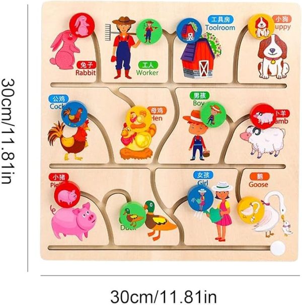Kids Maze Magnetic Puzzle Toy - Image 3