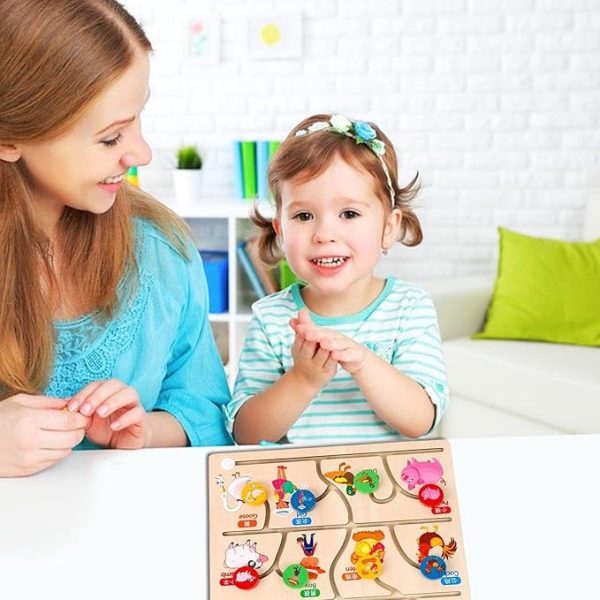 Kids Maze Magnetic Puzzle Toy - Image 4
