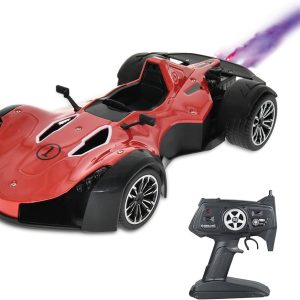 Sports Remote Control Metal Car Rechargeable, Spray Racing Car, Remote Car for Kids.
