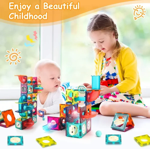 Magnetic Tiles Constructor Designer Building Blocks Bricks - Image 3