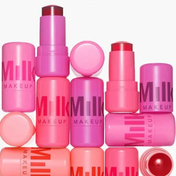 Set Of 4, Milk Makeup Blush Stick, Cooling Water Jelly Tint, Long-lasting Colour For Cheeks And Lips. - Image 4