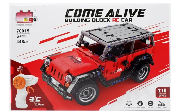 Pingao Building Blocks 70015 Come Alive Building Block RC Car