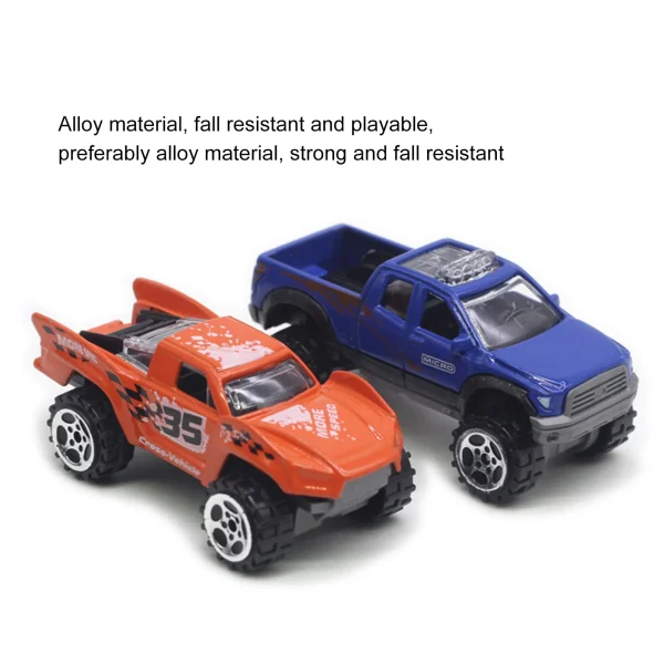 Toy Car Pull Back Scale Realistic Off-Road Trucks Model BT66 - Image 2