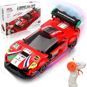 Red Racing Car RC Sports Building Blocks 279 pcs Set - 70051