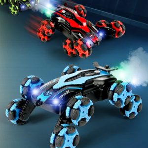 8 Wheels Climbing Spray Drift Stunt Car, 360° Rotating Spinning Car, High Speed Racing Car, Remote Control Twisting Off-Road Monster Toy Car For kids.