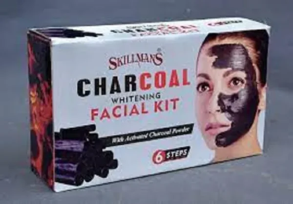 Skillmans Charcoal Whitening Facial Kit 6 in 1, 300 ml. - Image 8