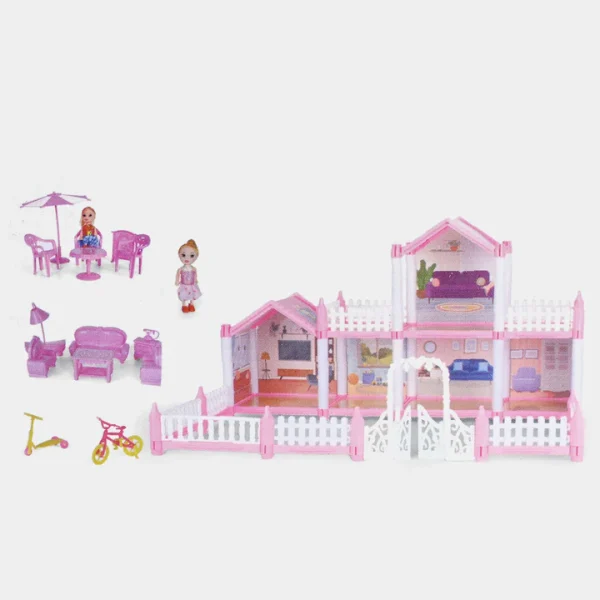 DIY Princess Rooms Dream Doll House Play Set - Image 2