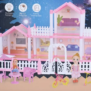 DIY Princess Rooms Dream Doll House Play Set