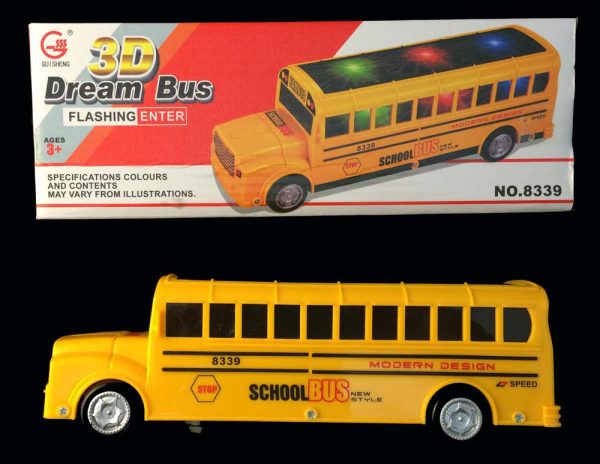 Battery Operated Bump And Go School Bus For Kids. - Image 6