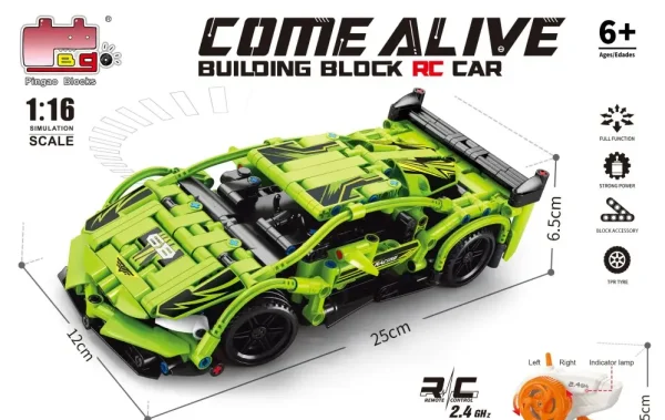 Blocks Car Remote Control Come Alive RC 70012