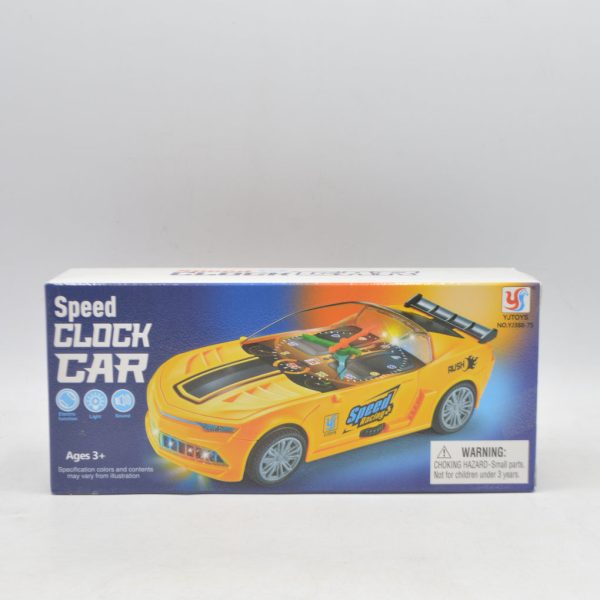Speed Clock Car with Light And Sound For kids. - Image 4