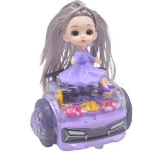 Remote Control Balancing Electric Car Doll For Kids