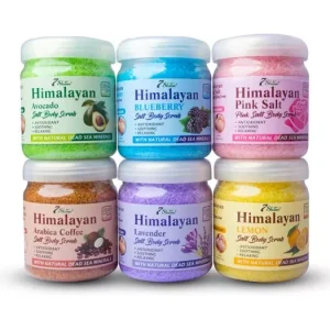 7 Shine Himalayan Salt Body Scrub.