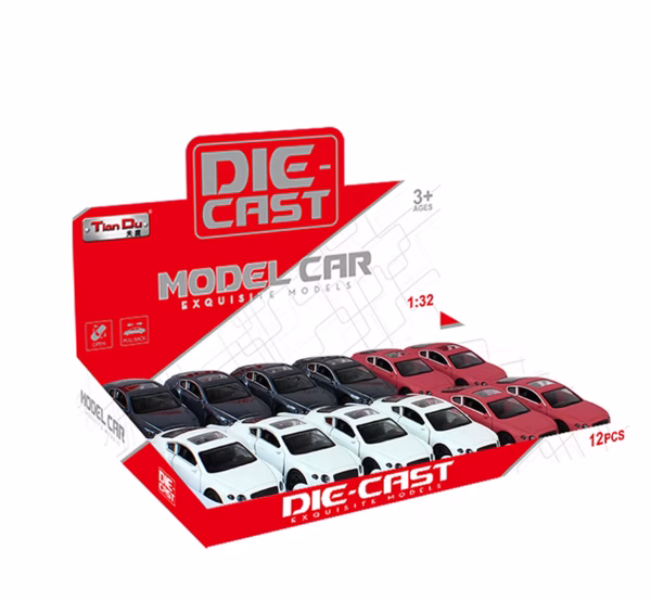 Pull back die-cast open door color toys alloy car D3238-2