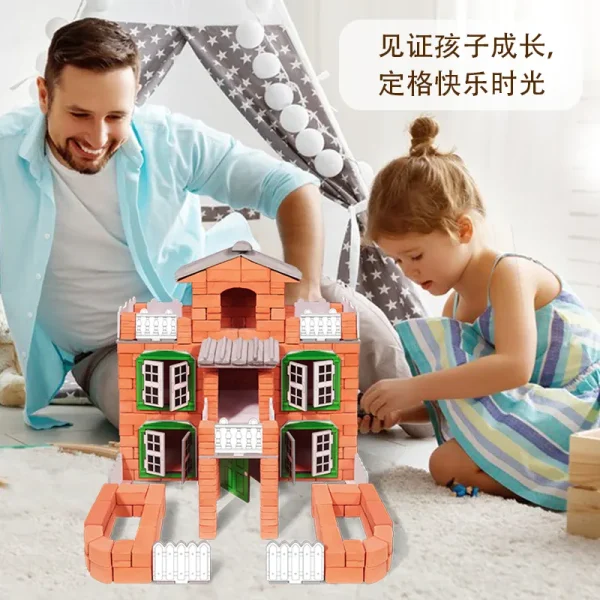Golden Bricks Bricklayer Educational Toy for Children - Image 2