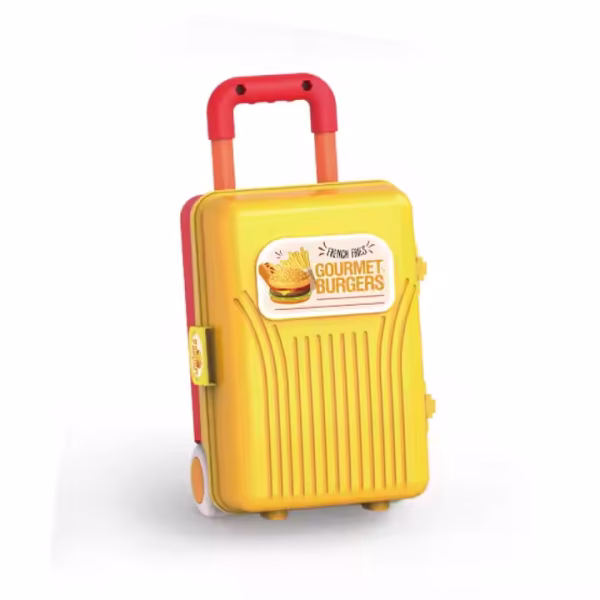 4 in 1 French-fries & Hamburger Cooking Fun Kitchen Play Set Toy for Kids CK05B - Image 2