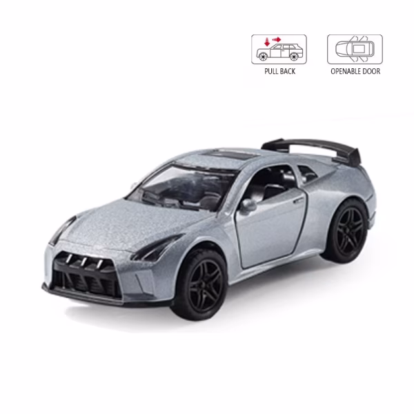 Pull back die-cast open door color toys alloy car D3238-2 - Image 2