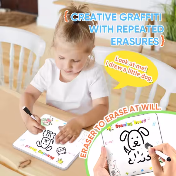 Children's Educational Drawing Board Toys Balance Ball Track Building Blocks, Color Writing Board Puzzle Toys - Image 4