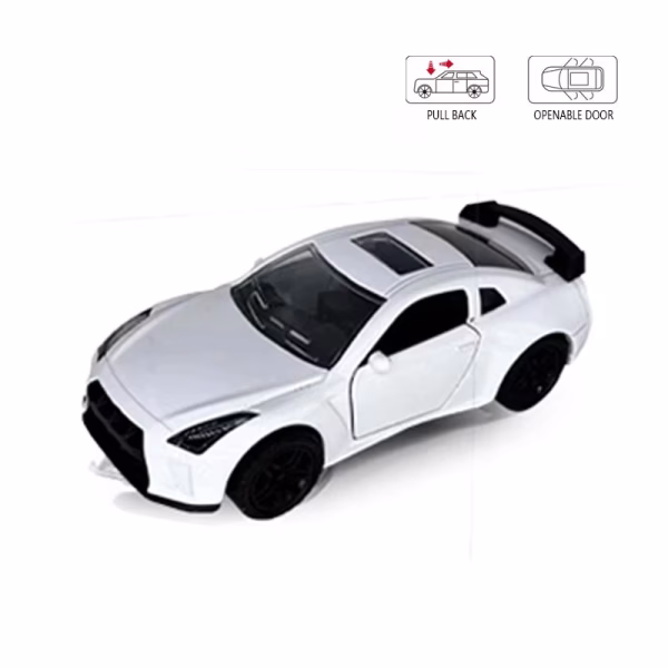 Pull back die-cast open door color toys alloy car D3238-2 - Image 4