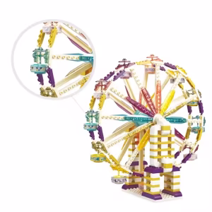 High Quality rainbow Baby Toy 245PCS Ferris Wheel Toys Building Blocks 88008