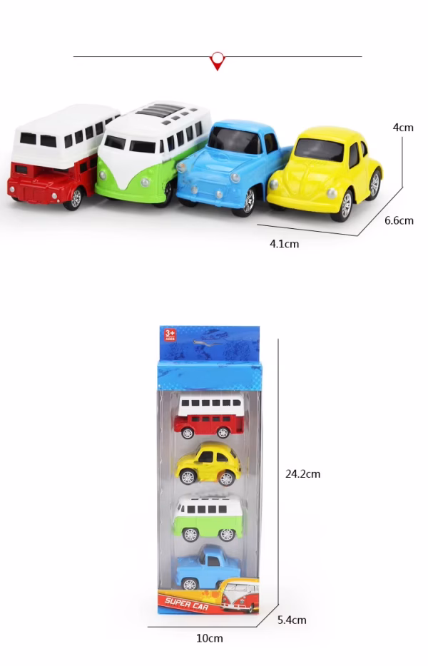 Small Alloy Car Model Mini Pull Back 1303-A6 - Image 3