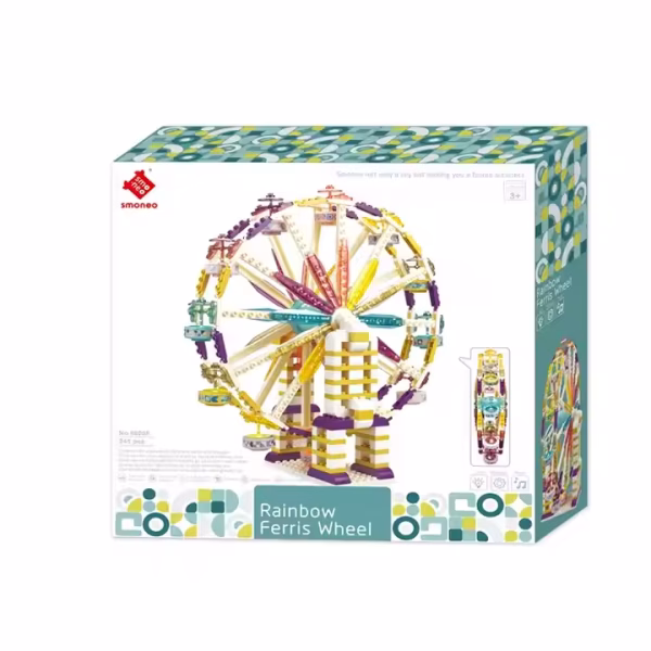 High Quality rainbow Baby Toy 245PCS Ferris Wheel Toys Building Blocks 88008 - Image 4