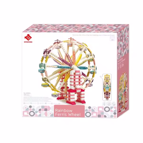High Quality rainbow Baby Toy 245PCS Ferris Wheel Toys Building Blocks 88008 - Image 5