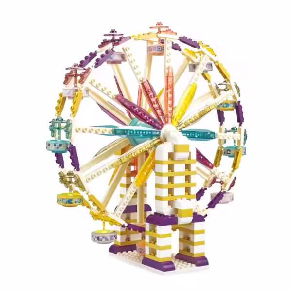 High Quality rainbow Baby Toy 245PCS Ferris Wheel Toys Building Blocks 88008 - Image 6