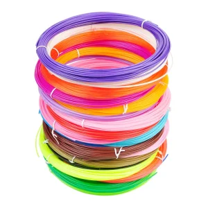 PLA Wires Filament Refills for 3D Printing Pen and 3D Printer | Best Gift for Kids and Adults | Creative Modelling, Arts & Craft...20 PCS Pouch)