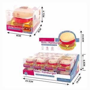 Mini Hamburger Pieces Toy Set Plastic Stem Mini Toys for Kids M106