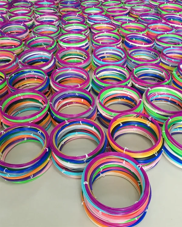 PLA Wires Filament Refills for 3D Printing Pen and 3D Printer | Best Gift for Kids and Adults | Creative Modelling, Arts & Craft...20 PCS Pouch) - Image 4