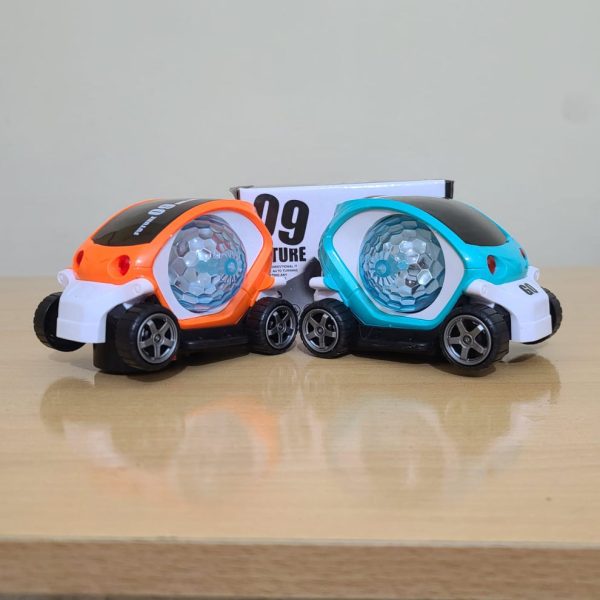 09 Future Car Rotate 360° with Flashing Light And Music For Kids. - Image 10