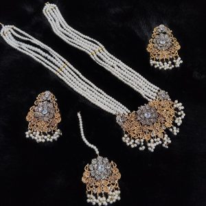 Casting Made Mala Set Exclusive By Unique Fancy Jewellery.