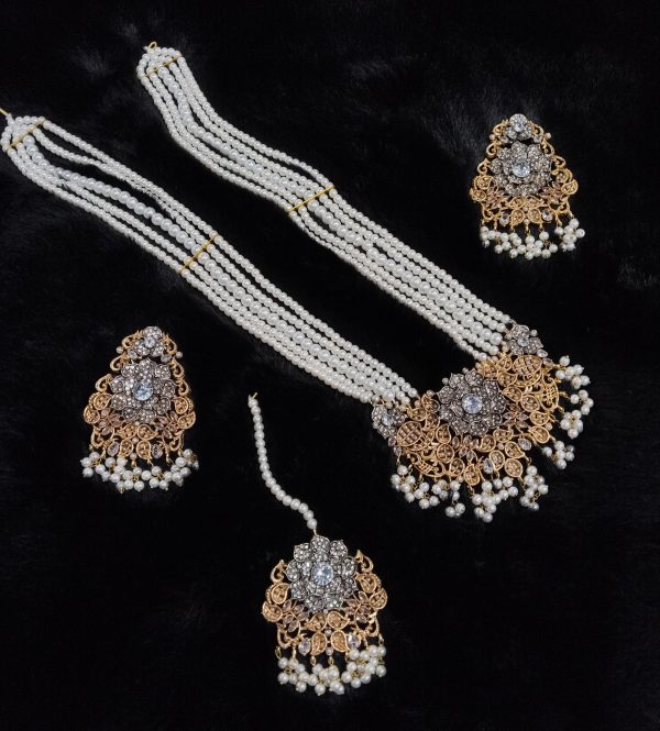Casting Made Mala Set Exclusive By Unique Fancy Jewellery.