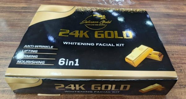 6 in 1 24 K Gold Whitening Facial Kit. - Image 2