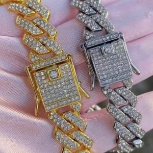 Beautiful And Stylish Iced Out Bling Chain Bracelet for Men.