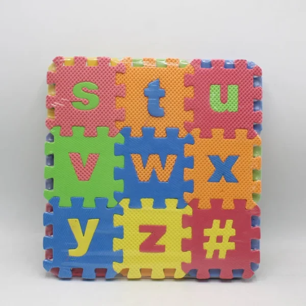 Small Alphabet Puzzle Mat  ,10 MM) - Image 3