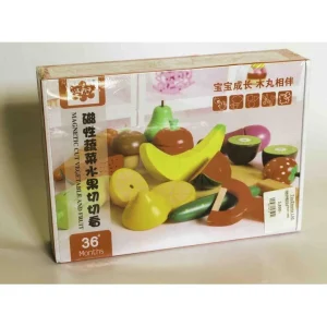 Magnetic Fruit And Vegtables – Slice, Stick, and Learn