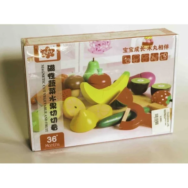 Magnetic Fruit And Vegtables – Slice, Stick, and Learn