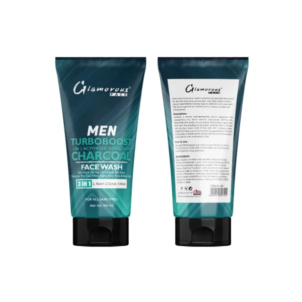 Glamorous Face Men Face Wash 150ML - Image 3