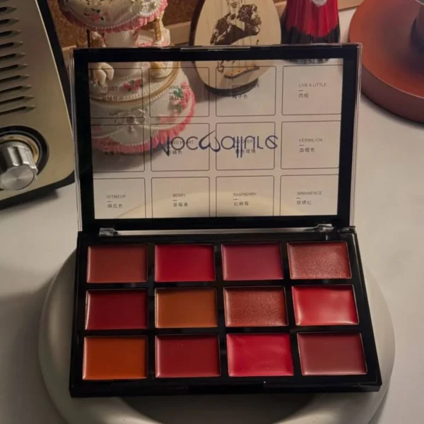 Mocallure Powder Kiss Lipstick Matte 12 Color Palette - Image 4