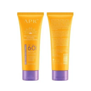APK SPF 60 New Feather Light Formula PA+++ Whitening Sunscreen Cream Waterproof 100G