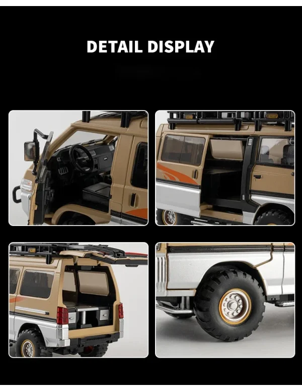 Alloy Car Model Diecast Metal Off Road Camping Vehicles M358 - Image 8
